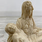 Vintage Ivory Pieta Sculpture; Mother of Christ Figurine /bh