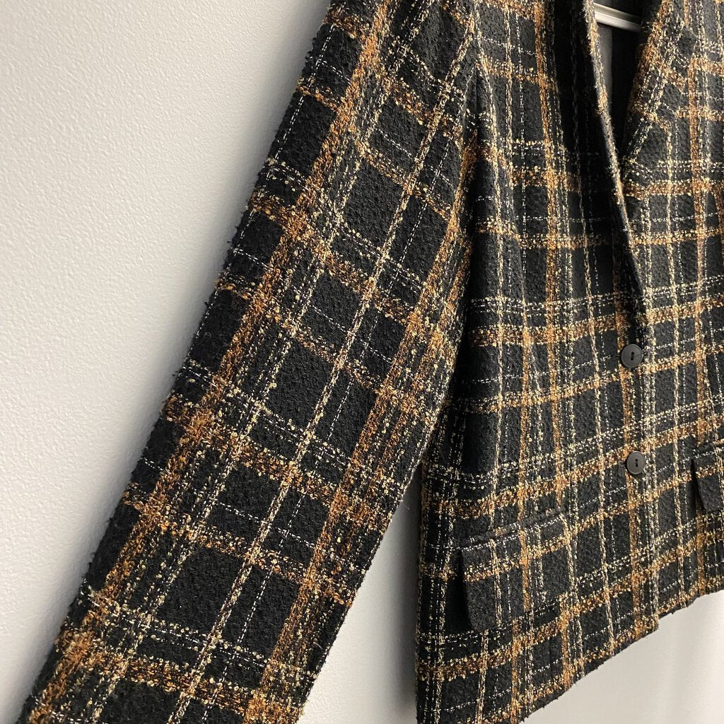 Vintage Plaid Norton McNaughton Tweed Blazer /bh