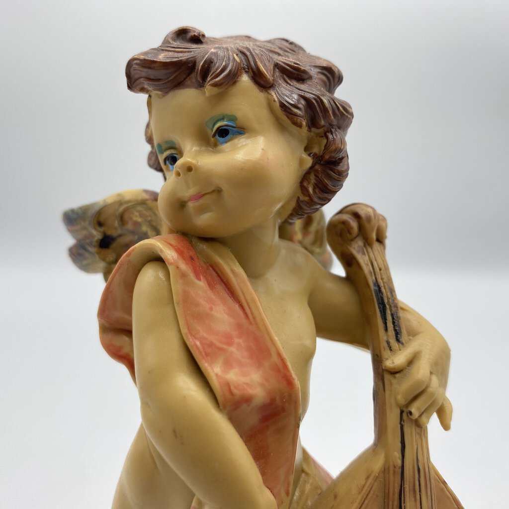 Vintage Italian Cherub Figure Made by Keller /bh