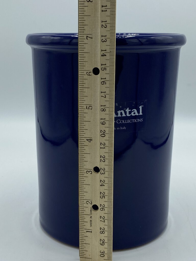 Chantal Cobalt Blue 7.25” Utensil Crock Made in Italy /r