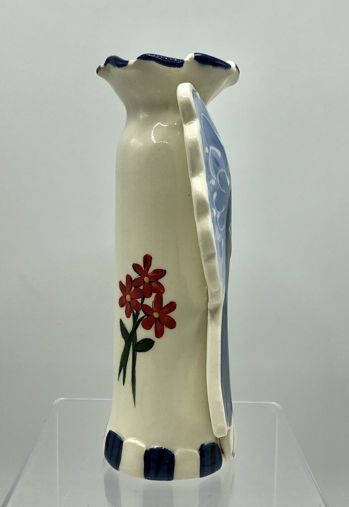 Heather Lane Pottery Angel Vase/ Candlestick /b