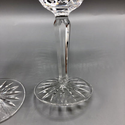 Set of 2 Waterford Crystal “Glengarriff” 6 1/2” Claret Wine Glasses /b