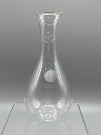 Vintage Pyrex 250 ML Flat Bottom Flask Clear Glass U.S.A. /r