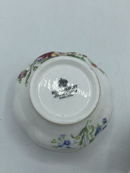Royal Albert Bone China England Open Sugar Bowl & Creamer Multi-colored /r