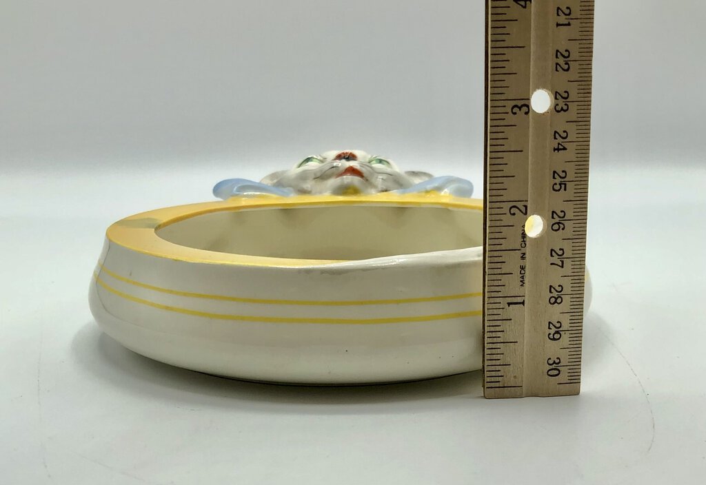 Vtg Figural Cat Bowl Made in Japan /b