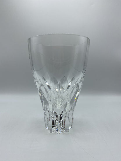 MCM Lenox Crystal Vase 8” Star Base 1960’s Hand Signed EUC /r