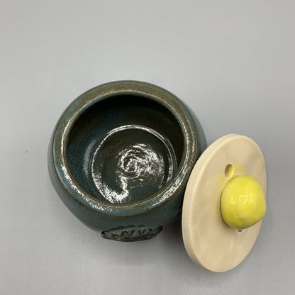 Japanese Pottery Trinket Bowl with Lid /hg