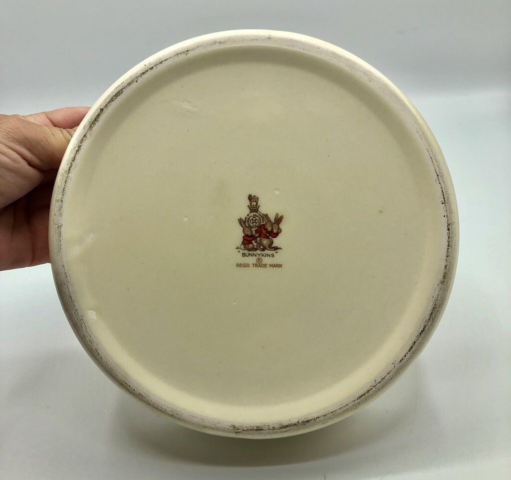 Vintage 1950s Royal Doulton Bunnykins Porringer/ Oatmeal Bowl /b