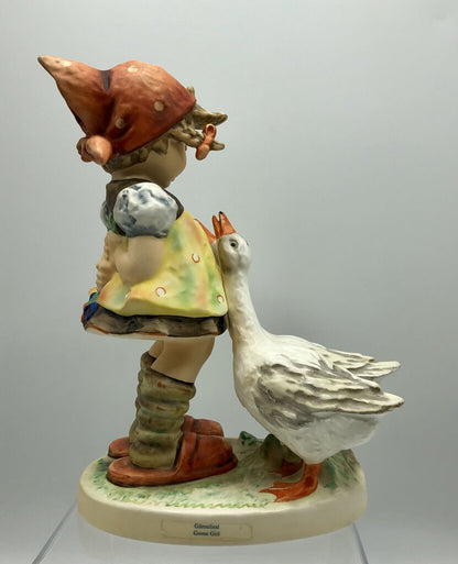 Large 7 1/4” Goebel Hummel Goose Girl #47/II Figurine /b