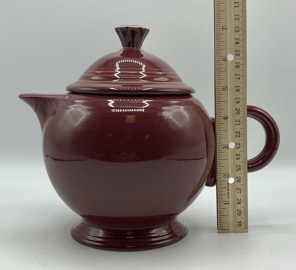 Fiesta Ware Cinnabar Teapot w/ Lid (intro 2000) /b