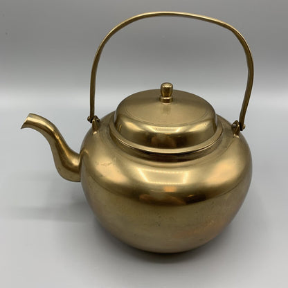 Vintage Korean Brass Teapot/Kettle /hg