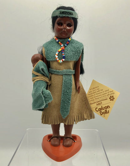 Vintage Carlson Mescalero Apache Princess Doll /b