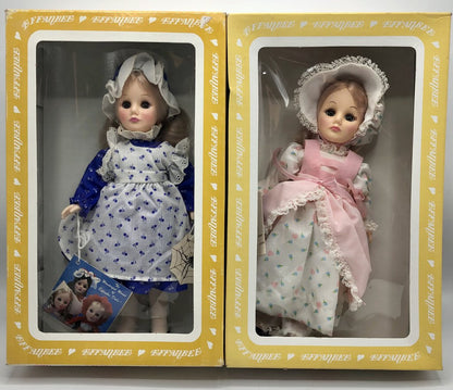 Vintage EFFANBEE Storybook Little Bo Peep & Little Miss Muffet Dolls /b