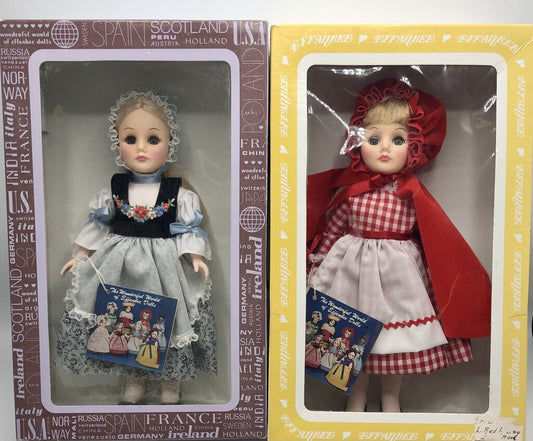 Vintage EFFANBEE Storybook Little Red Riding Hood & Austria Doll /b