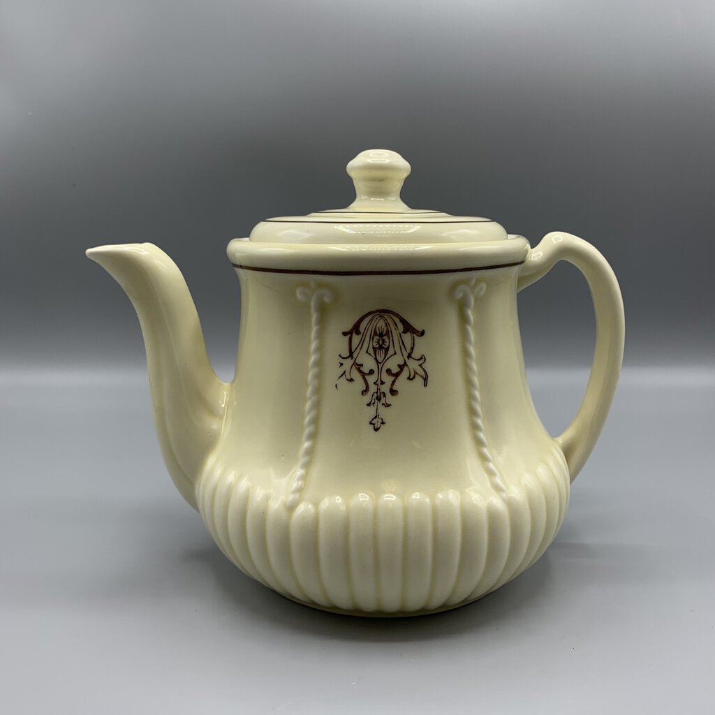 Vintage Porcelier Vitrified China Teapot /hg