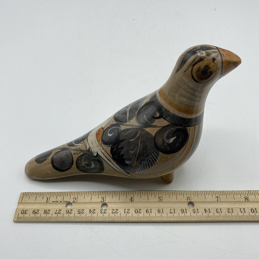 Handmade Tonala Bird Figurine Made in Mexico /bh