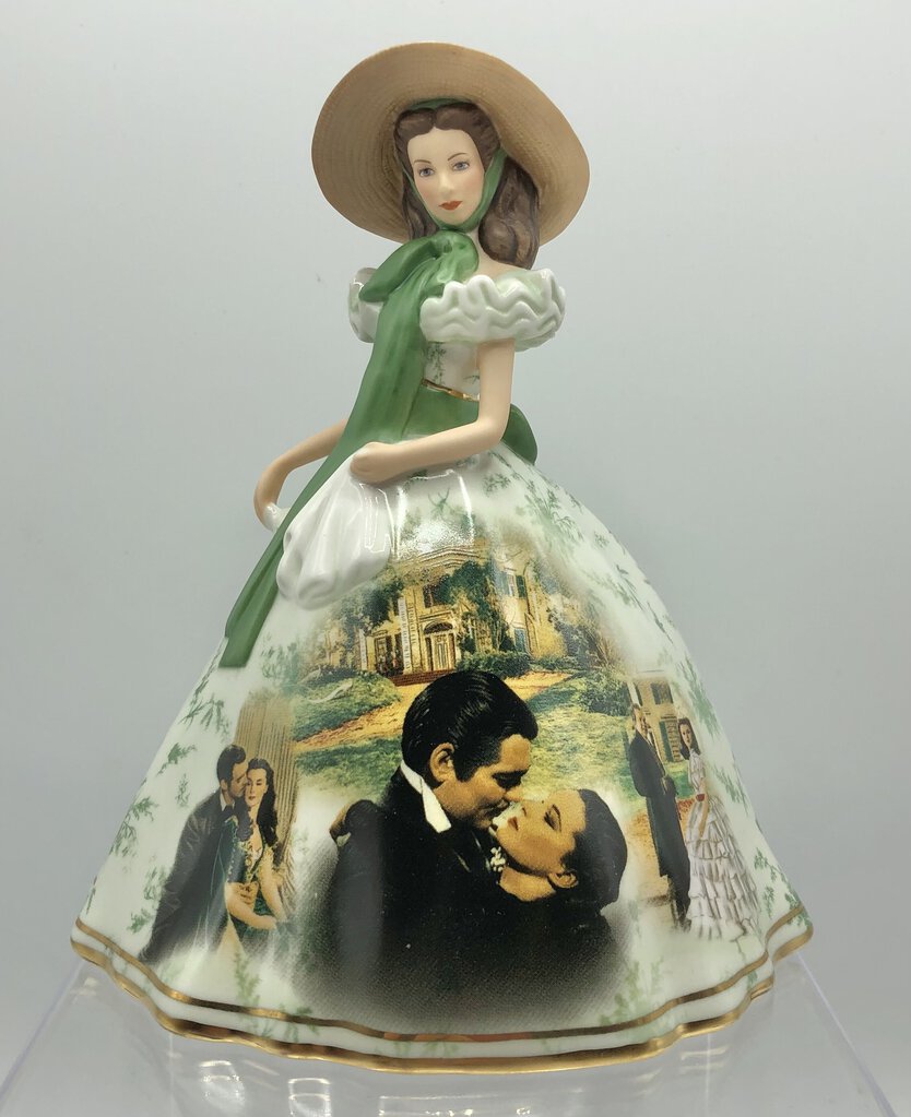 Bradford Editions 2004 Gone with the Wind “Picnic Dress” Scarlet Figurine /b