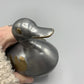 Vintage Pewter and Brass Two Piece Duck Dish /hg