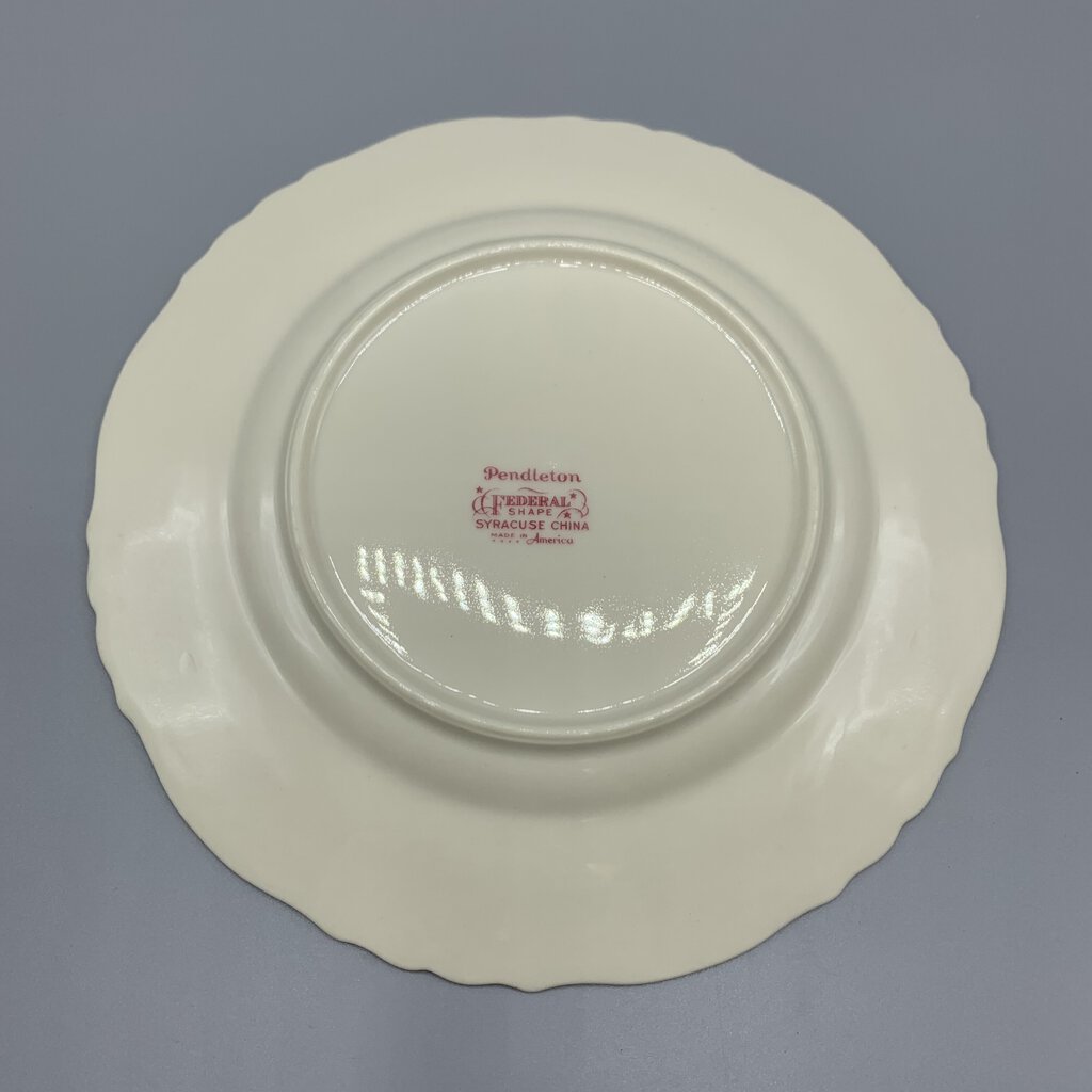 Vintage Syracuse China Company “Pendleton” Salad Plates Set/2 /hg