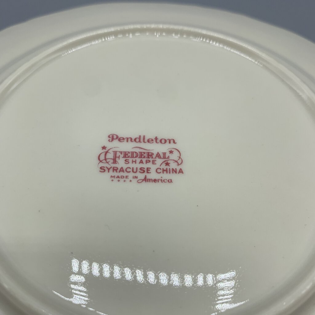 Vintage Syracuse China Company “Pendleton” Salad Plates Set/2 /hg