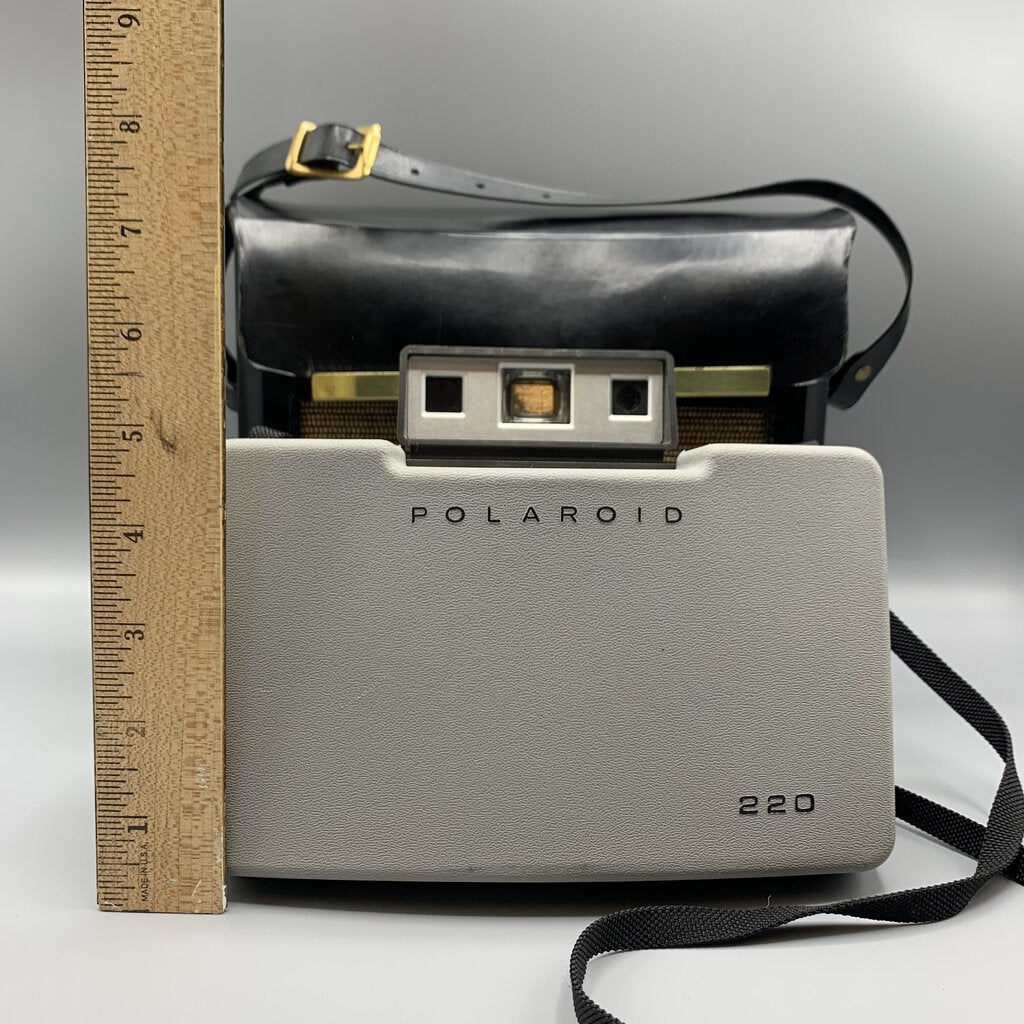 Vintage Polaroid 220 Land Camera With Case /hg