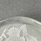 MCM Val St. Lambert Intaglio Cut Round Glass Eagle Paperweight Made In Belgium /cb