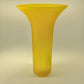 Yellow Japanese Art Glass Vase /cb