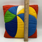 Set of 2 Vintage Prime Color Children’s Pillows /b