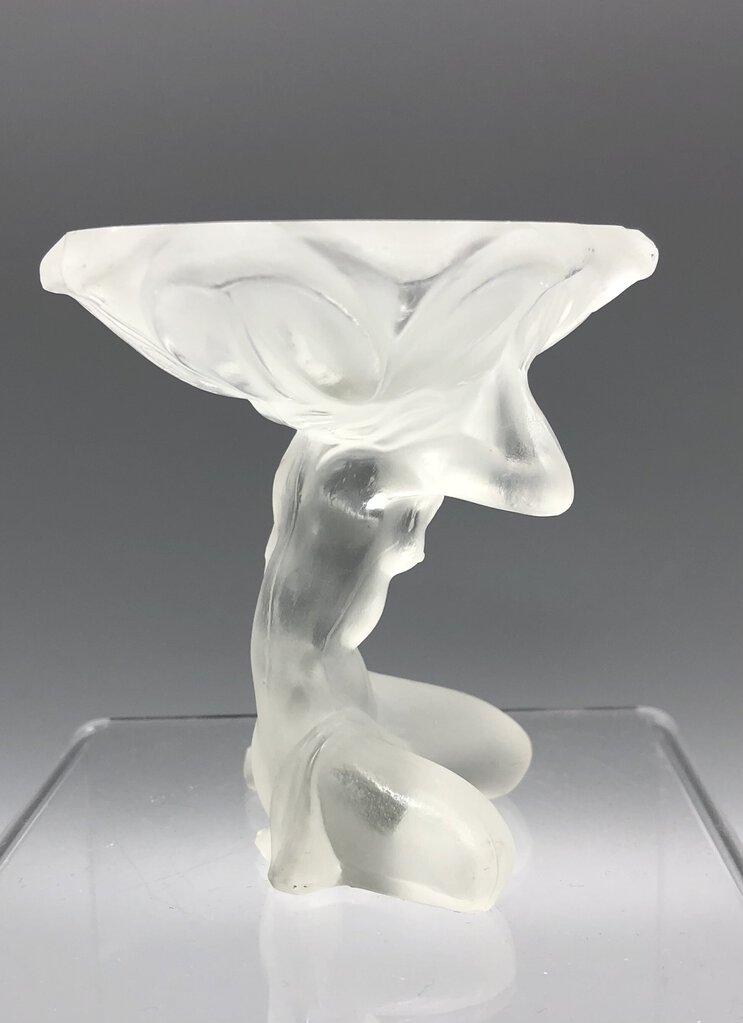 Desna Preciosa Czech Frosted Glass Figure “Beautiful Atlanta” /b
