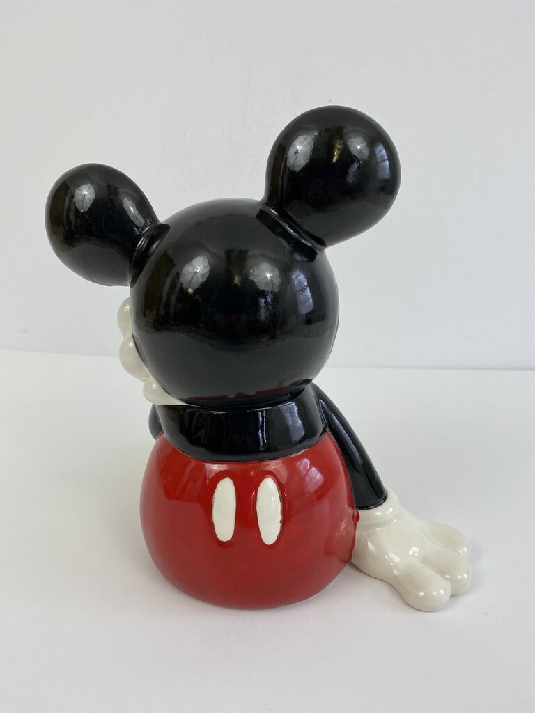 Vintage Mickey Mouse Cookie Jar Disney Treasure Craft 12” /ro