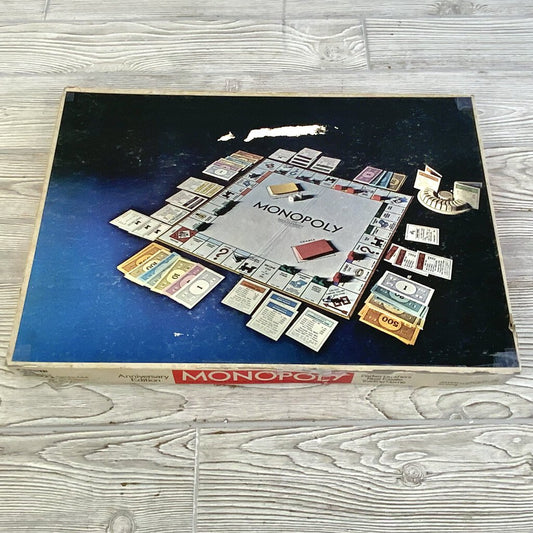 Vintage 1974 Monopoly Game 40th Anniversary Edition /cb
