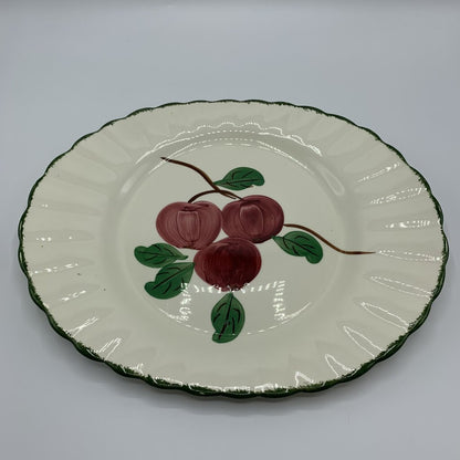 Vintage Blue Ridge Southern Potteries “Apple Trio” 13” Serving Platter /hg