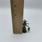 Vintage Artil Specials Pewter Dutch Girl Miniature Figurine, Made in The Netherlands /hg