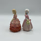 Royal Doulton Bone China Figurines set of two 4.75” tall “Rose” & “TinkerBell” /rw