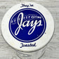 Vintage Limited Edition Jay’s Potato Chips Tin White Blue 1 LB Canister 1986 /cb