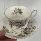 Set of 3 Bone China made in England Floral Tea Cups and Saucers /rb