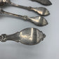 Antique Hotchkiss & Schreuder Medallion 6” Coin Silver Spoons Set/6, C.S. Ball /hg