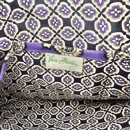 2 Vera Bradley Simply Violet Paisley Purses/Bags And Notepad Holder /cb