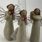 Willow Tree Set of 3 Figurines Angel of Friendship-Angel of Heart /rb