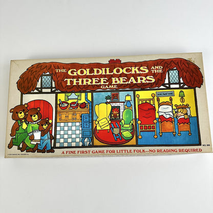 1973 The Goldilocks And The Three Bears Game By Cadaco Complete /cb