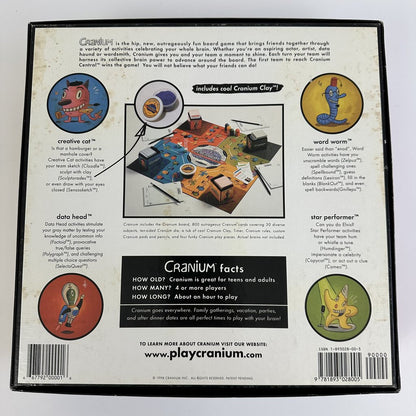 1996 Cranium - The Game For Your Whole Brain Complete /cb