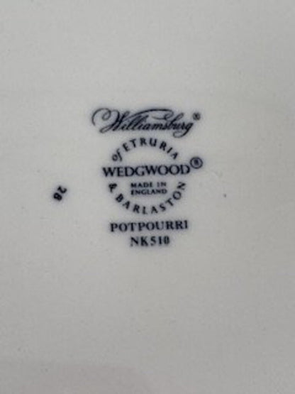 Wedgwood Williamsburg Potpourri NK510 Oval Serving Platter 15 3/4” /rb
