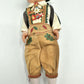 Two Vintage Moll’s Trachten Puppen Bavarian Boy & Girl Germany /cb