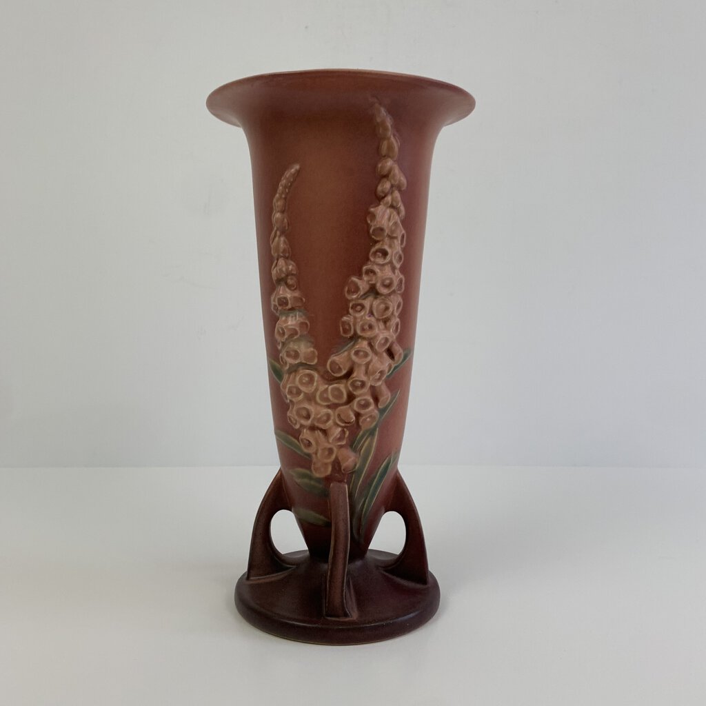 Vintage Roseville Foxglove Vase #53-14 /hg