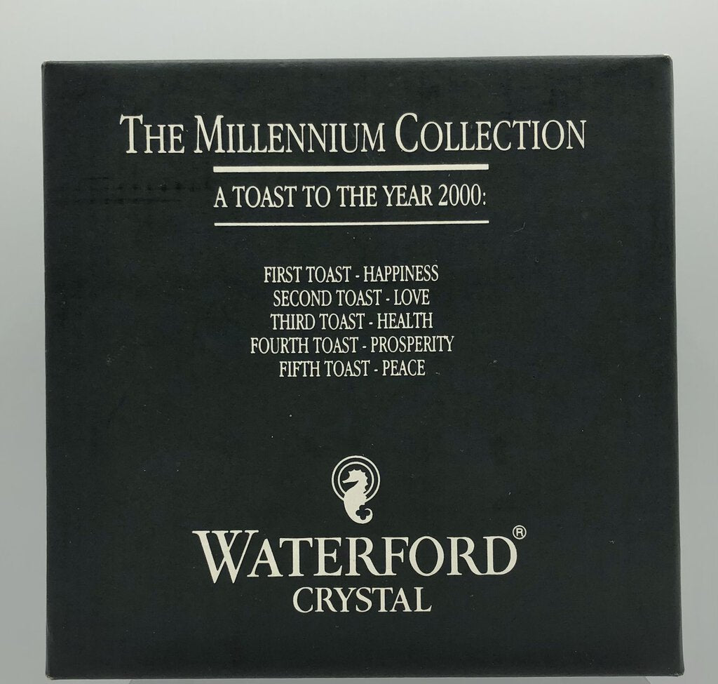 Waterford Crystal Champagne Coaster Millennium Collection /b