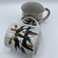 Korean Hand-Painted Art Pottery Mugs Set of 2 /hg