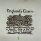 Vintage Myott, Son & Company “England’s Charm” Transferware Cake Plate /hg