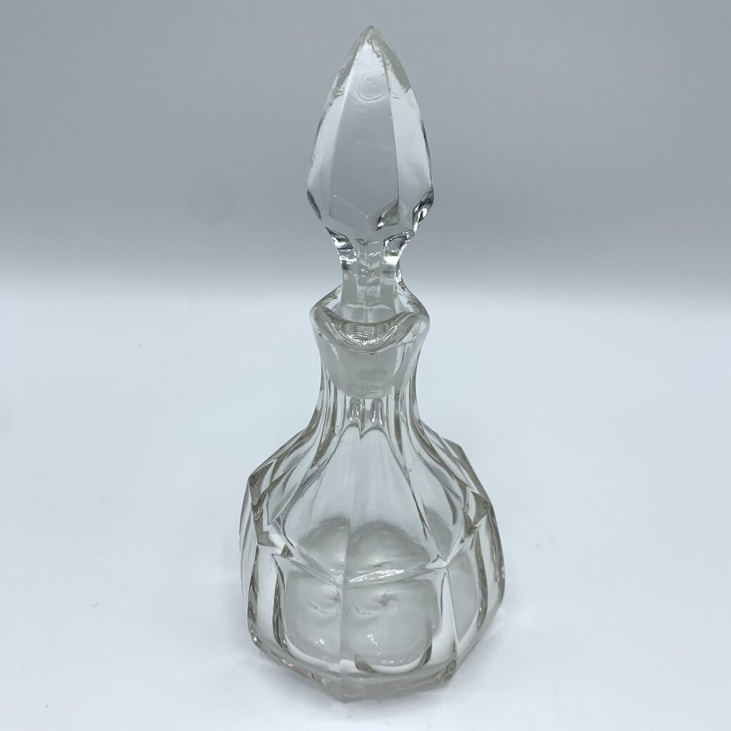 Vintage Blown Glass Cruet with Stopper /hg