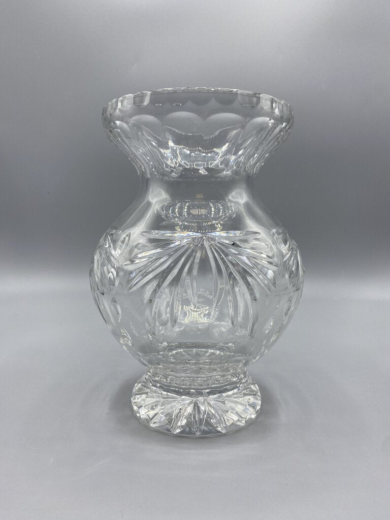 Rogaska Crystal 8” Tall Vase Richmond Pattern Gorgeous! /rb