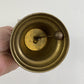 Vintage Swiss Brass Cow/Goat Bell on Fringed Leather Strap /ro
